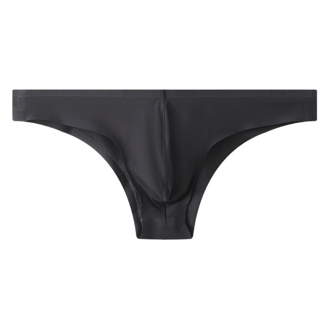 Men's Seamless Ice-Silk Low-Rise Brief, wholesale