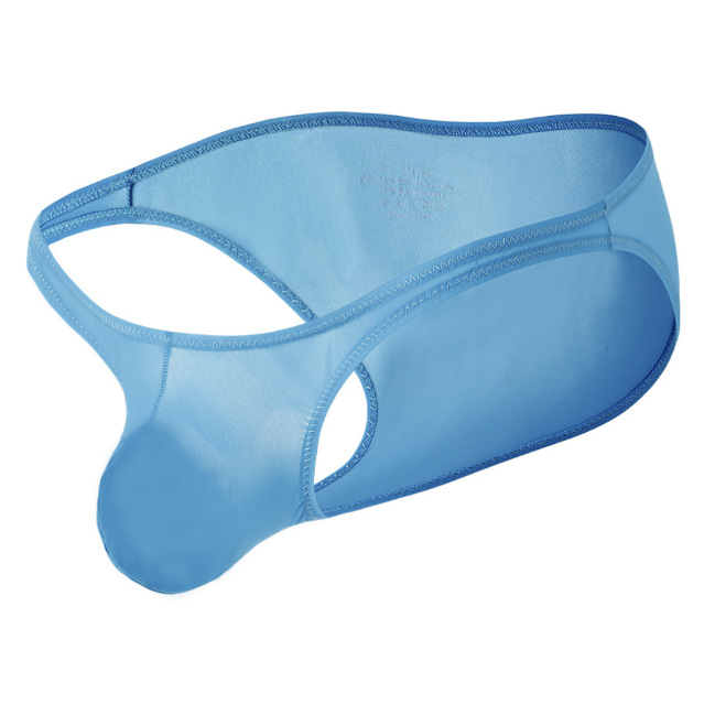 Black Men's Quick-Dry Contour-Pouch Brief, wholesale, sizes M/L/XL/XXL — view 4